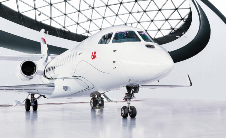 Falcon 6X Interior Receives Another Prestigious Product Design Award Flight Test