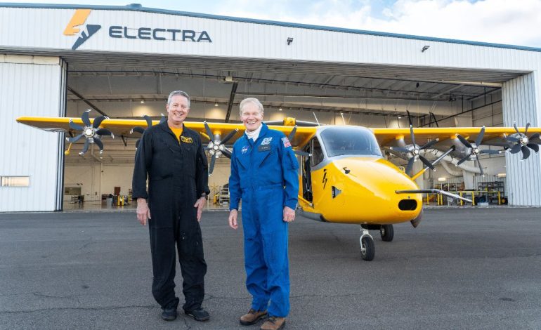 NASA Administrator Bill Nelson Flies Aboard Electra’s Ultra Short Hybrid-Electric Aircraft During Visit to Electra HQ